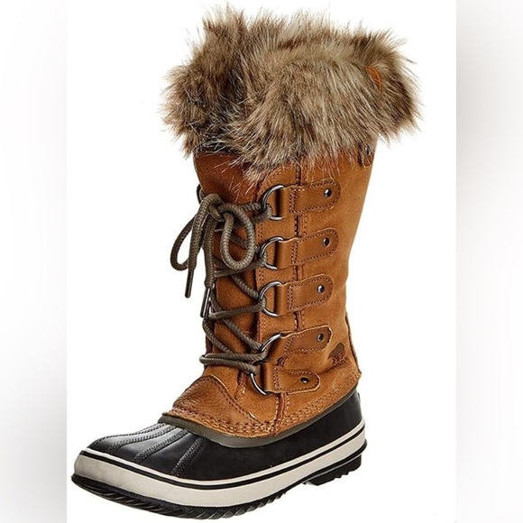 Sorel Shoes - Sorel Joan of Arctic Waterproof Boots- Elk/Dark Mountian- Size 6.5